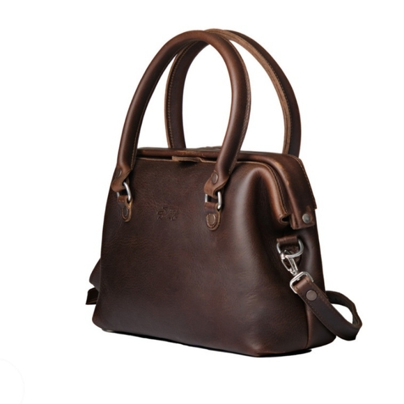 Saddleback Everyday Purse in coffee brown. - Picture 4 of 4